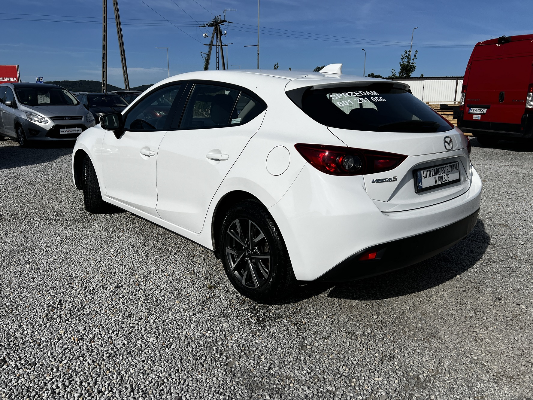MAZDA 3 1 ROK GWARANCJI W CENIE AUTA, Zamiana, Benzyna, Salon PL, Alu, śliczna