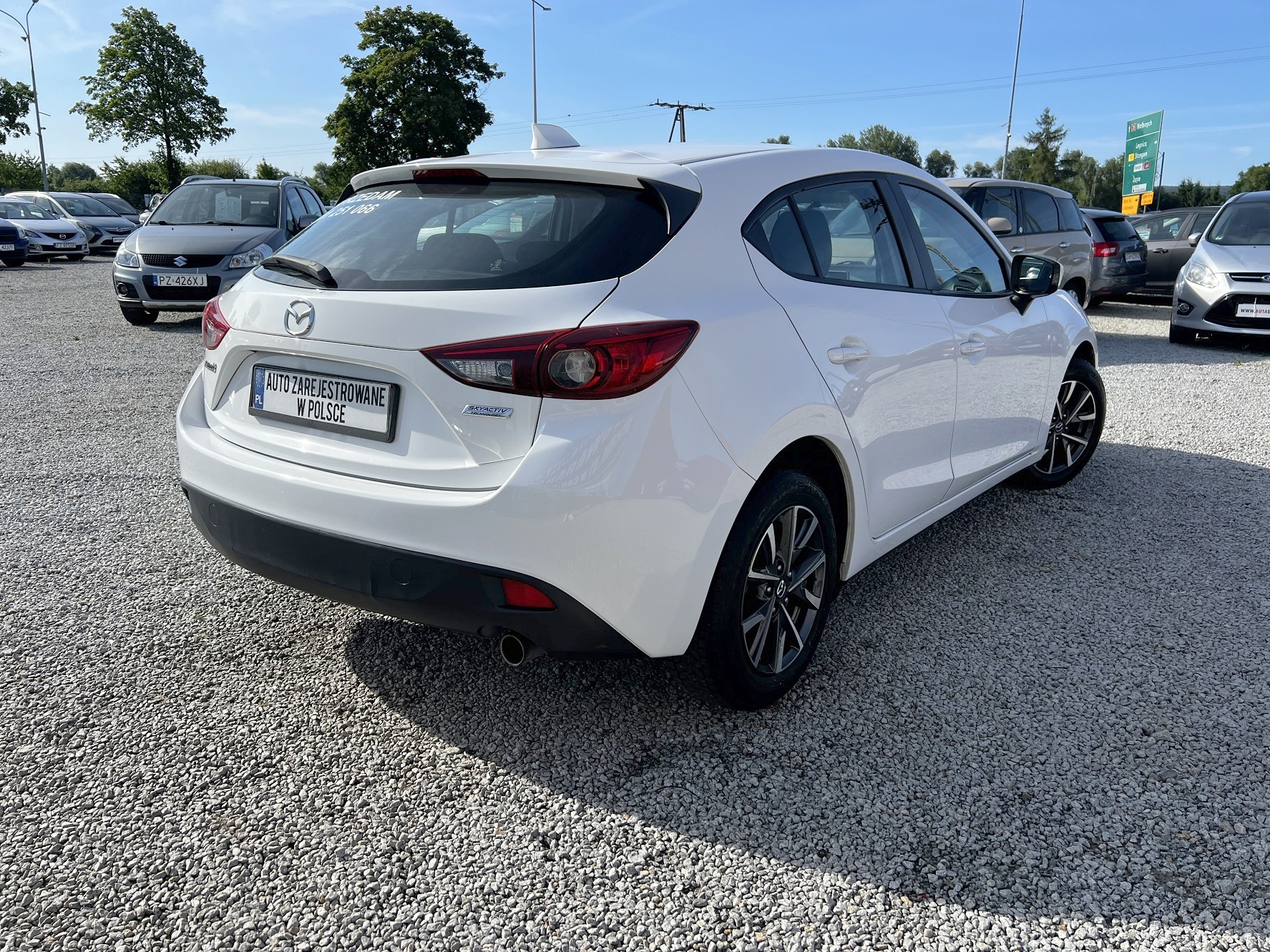 MAZDA 3 1 ROK GWARANCJI W CENIE AUTA, Zamiana, Benzyna, Salon PL, Alu, śliczna