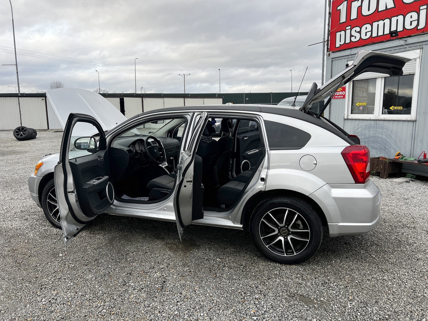 DODGE CALIBER 1 ROK GWARANCJI W CENIE auta,klima,alu,centralny,isofix,ZAMIANA