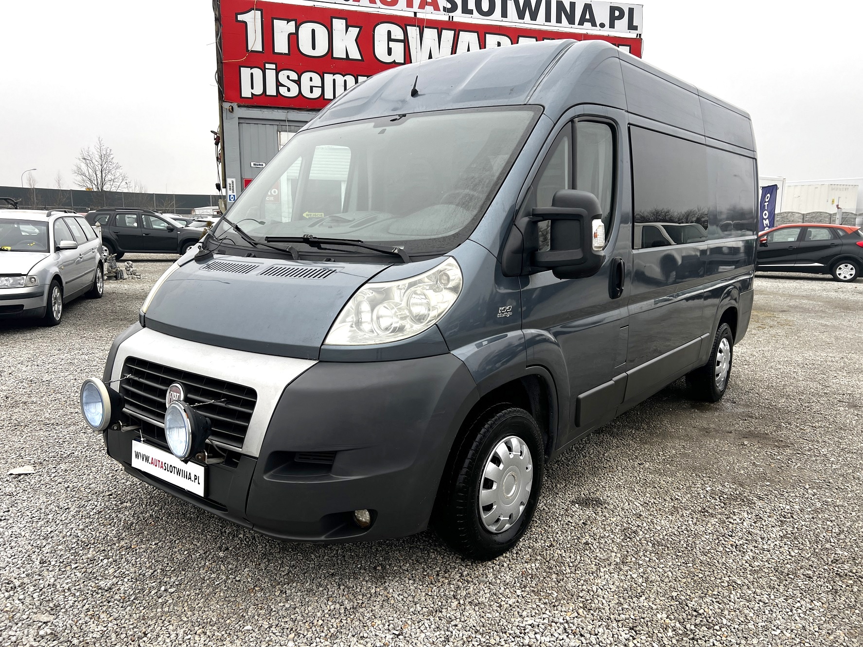FIAT DUCATO 1 ROK GWARANCJI W CENIE AUTA, Zamiana, Klima, L2H2, szary, oszklony