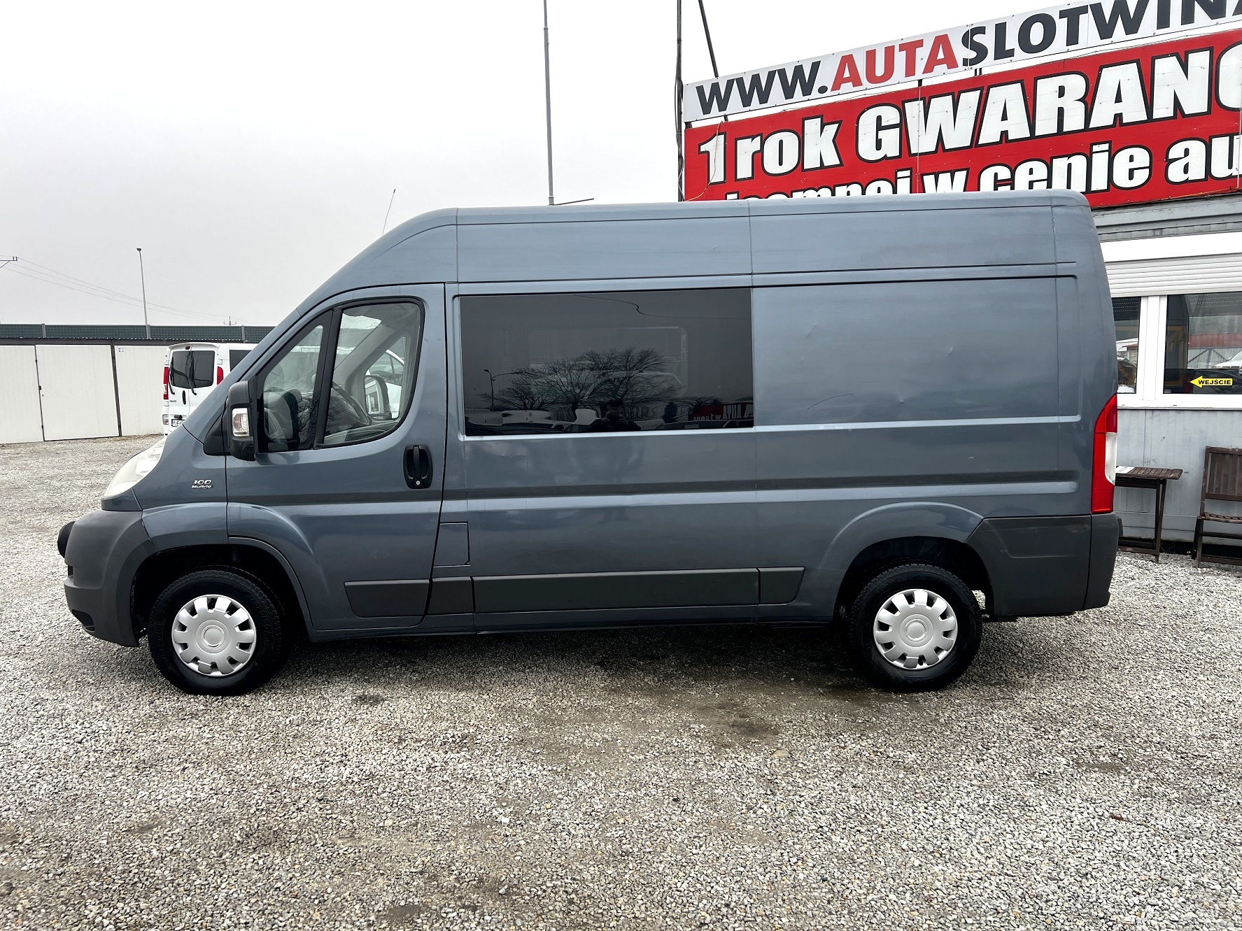 FIAT DUCATO 1 ROK GWARANCJI W CENIE AUTA, Zamiana, Klima, L2H2, szary, oszklony