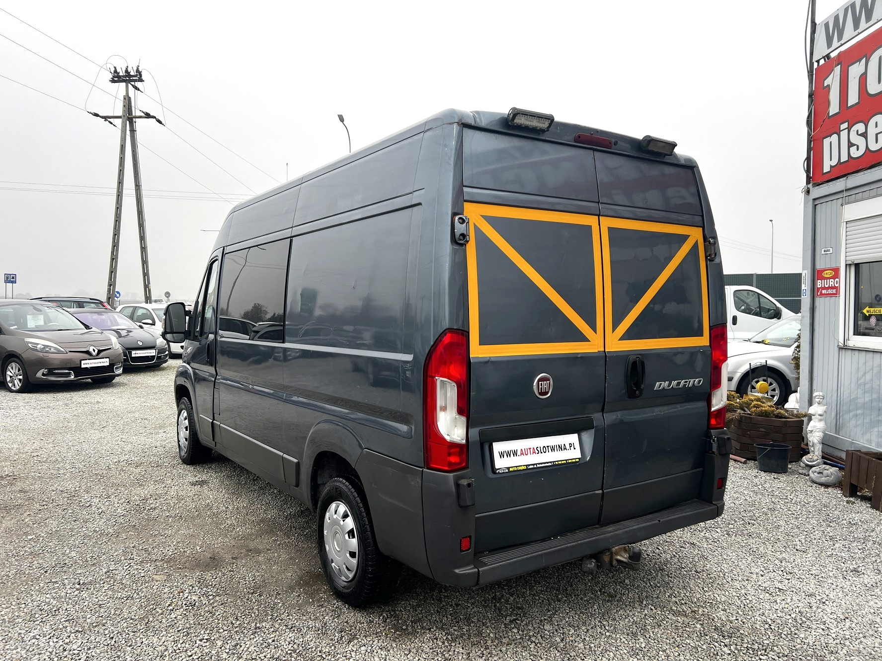 FIAT DUCATO 1 ROK GWARANCJI W CENIE AUTA, Zamiana, Klima, L2H2, szary, oszklony
