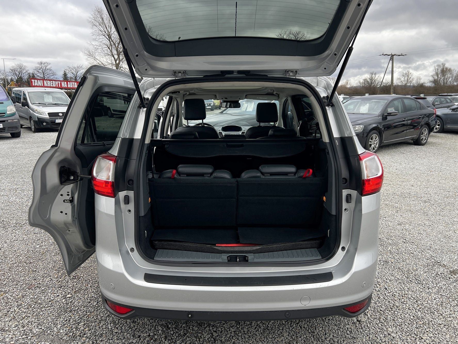 FORD GRAND-C-MAX 1 ROK GWARANCJI W CENIE AUTA, Zamiana, 7 os, Navi, Kamera, 2.0D !