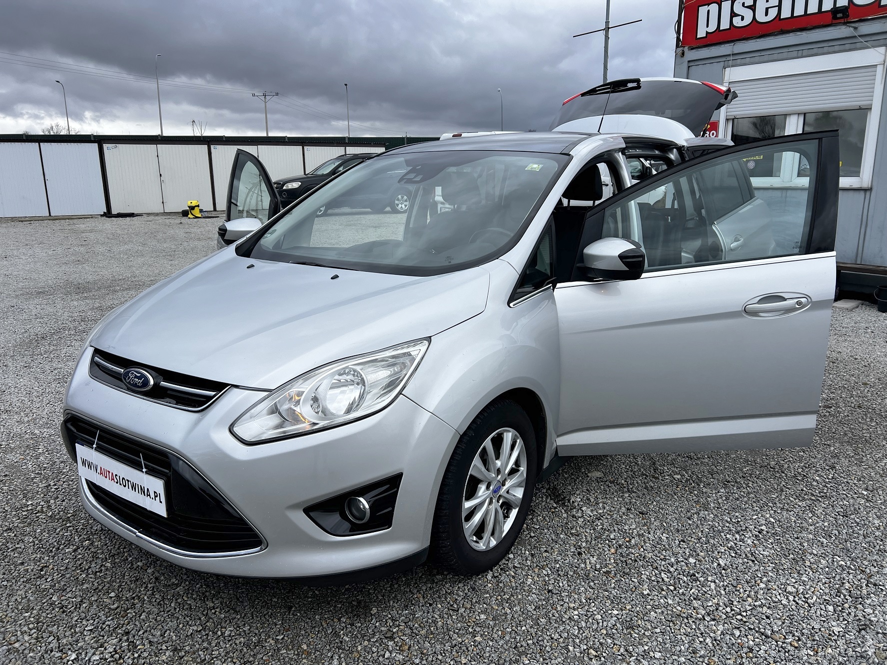 FORD GRAND-C-MAX 1 ROK GWARANCJI W CENIE AUTA, Zamiana, 7 os, Navi, Kamera, 2.0D !
