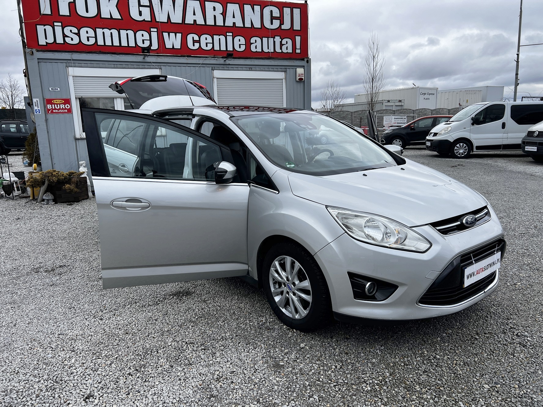 FORD GRAND-C-MAX 1 ROK GWARANCJI W CENIE AUTA, Zamiana, 7 os, Navi, Kamera, 2.0D !