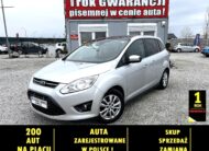 FORD GRAND-C-MAX 1 ROK GWARANCJI W CENIE AUTA, Zamiana, 7 os, Navi, Kamera, 2.0D !