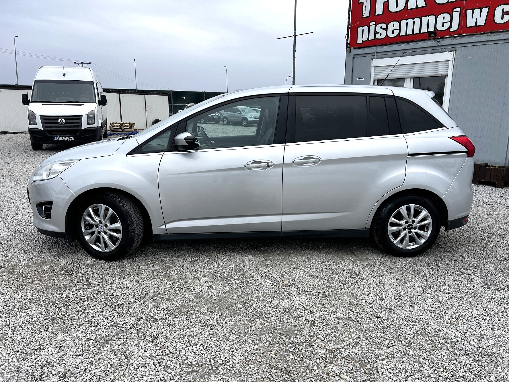 FORD GRAND-C-MAX 1 ROK GWARANCJI W CENIE AUTA, Zamiana, 7 os, Navi, Kamera, 2.0D !