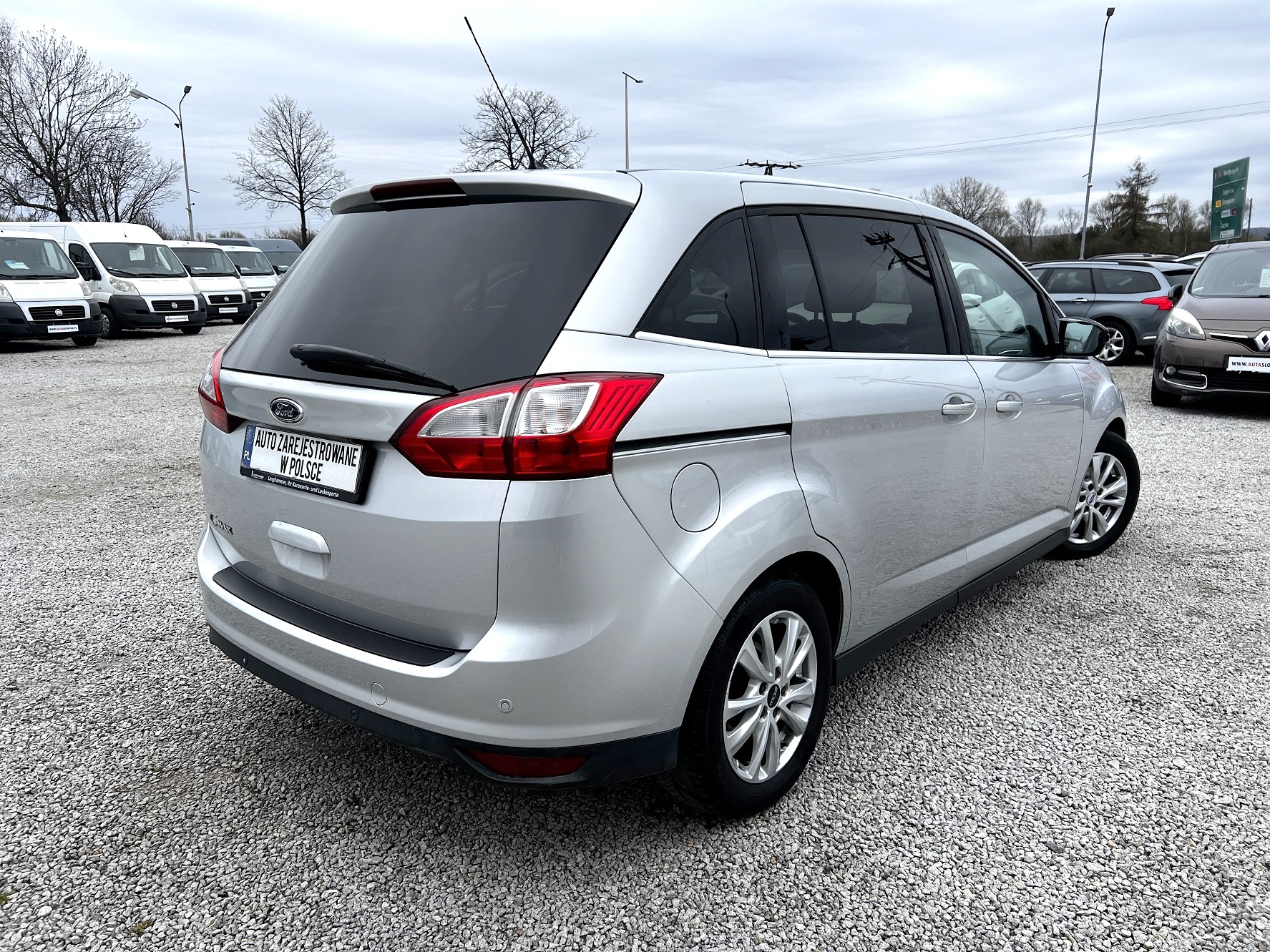 FORD GRAND-C-MAX 1 ROK GWARANCJI W CENIE AUTA, Zamiana, 7 os, Navi, Kamera, 2.0D !