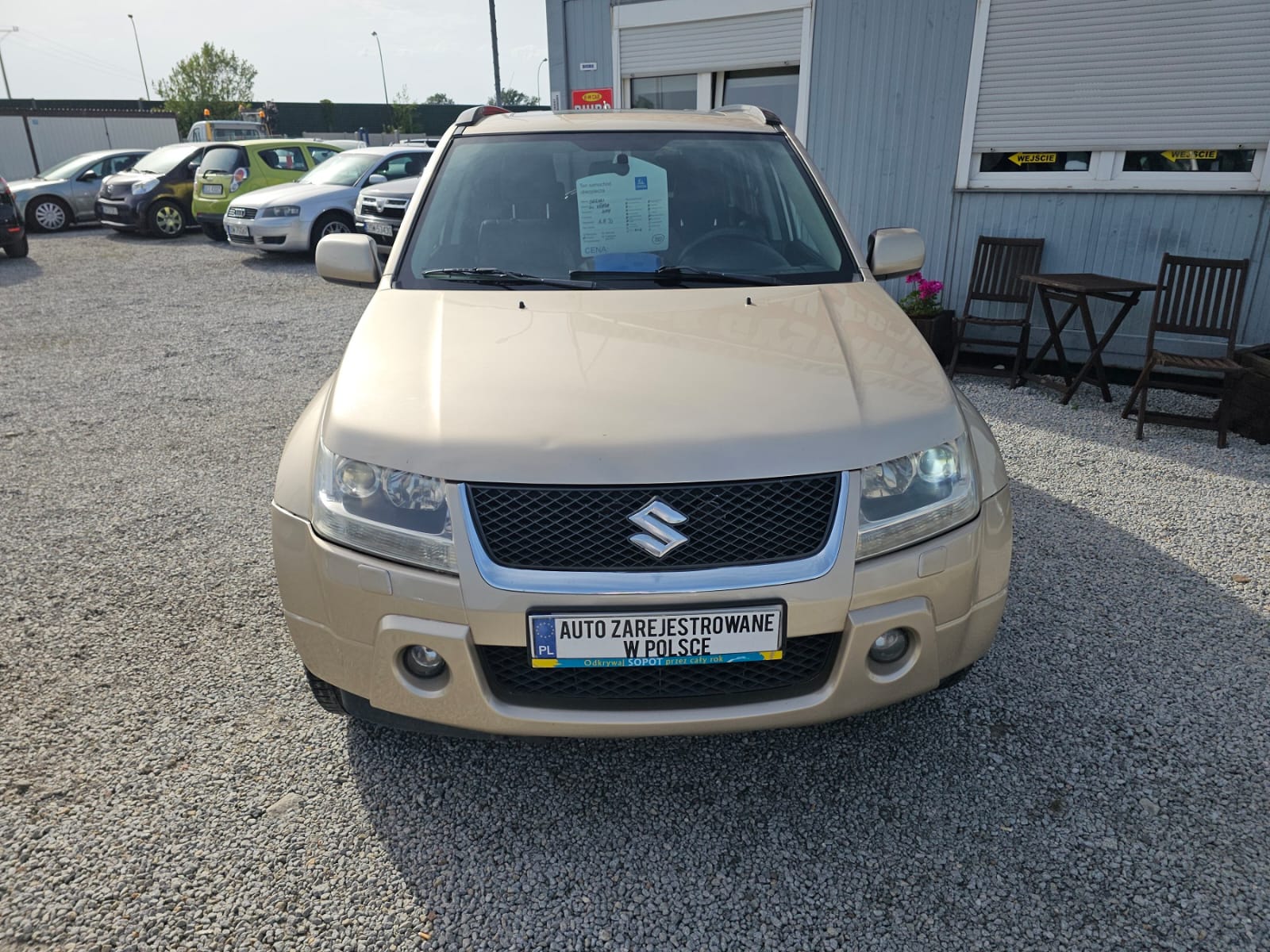 1 ROK GWARANCJI W CENIE AUTA, Zamiana, 4×4, Suzuki Grand Vitara, złota