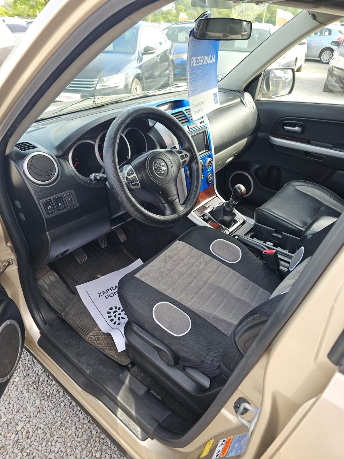 1 ROK GWARANCJI W CENIE AUTA, Zamiana, 4×4, Suzuki Grand Vitara, złota