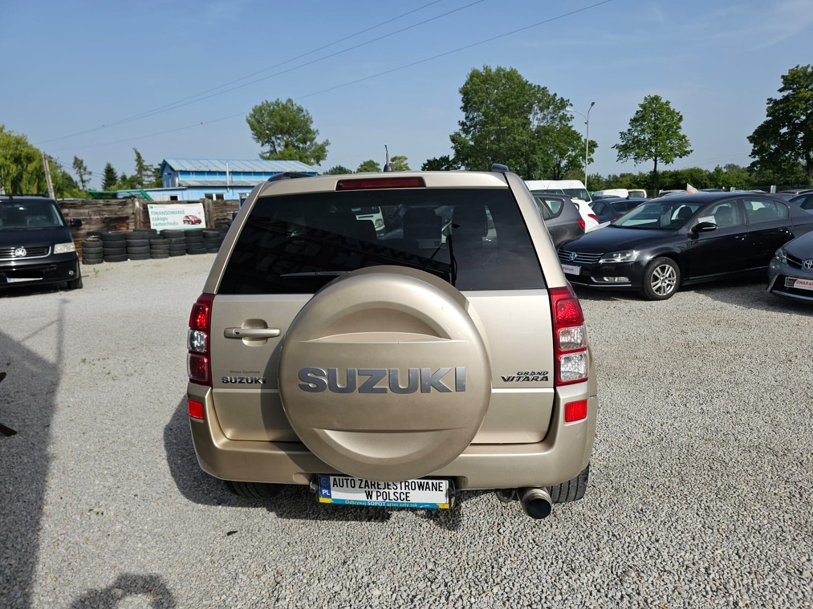 1 ROK GWARANCJI W CENIE AUTA, Zamiana, 4×4, Suzuki Grand Vitara, złota
