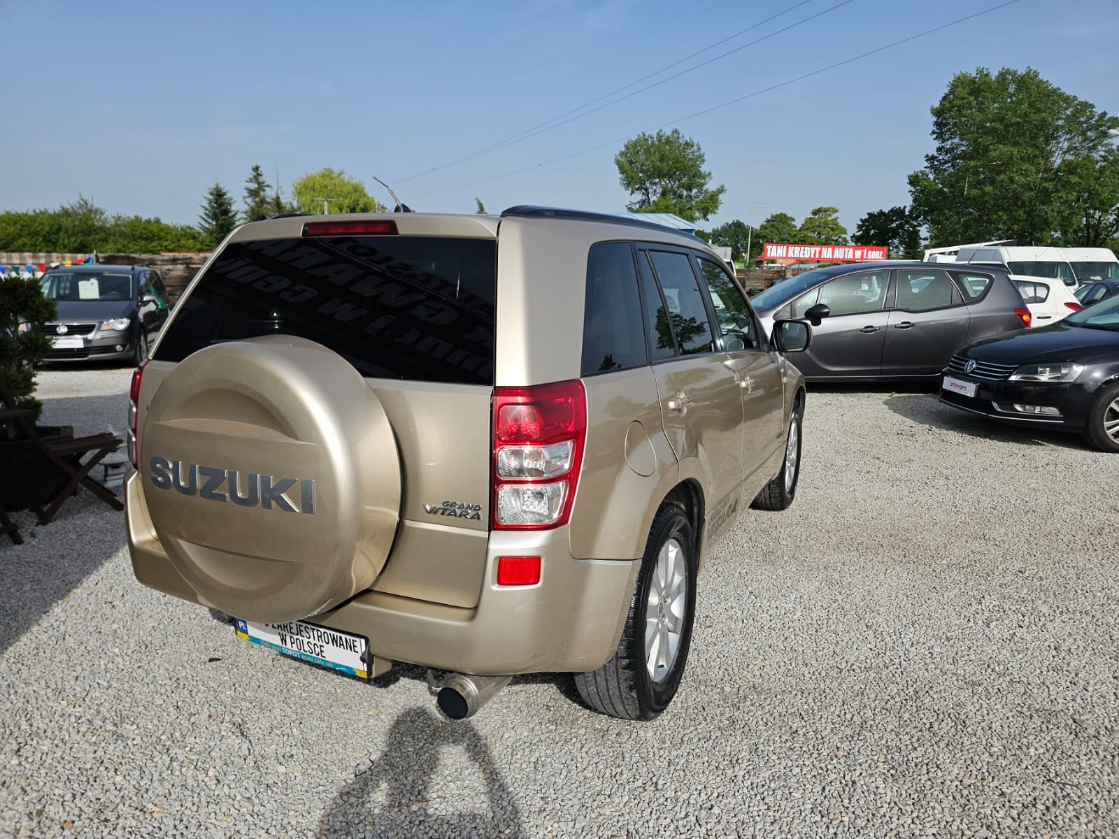 1 ROK GWARANCJI W CENIE AUTA, Zamiana, 4×4, Suzuki Grand Vitara, złota