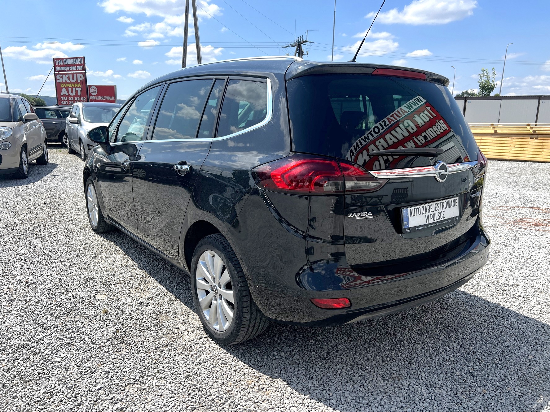 1 ROK GWARANCJI W CENIE AUTA, Zamiana, Opel Zafira 2012, 1.6 LPG Gaz, 7 osób