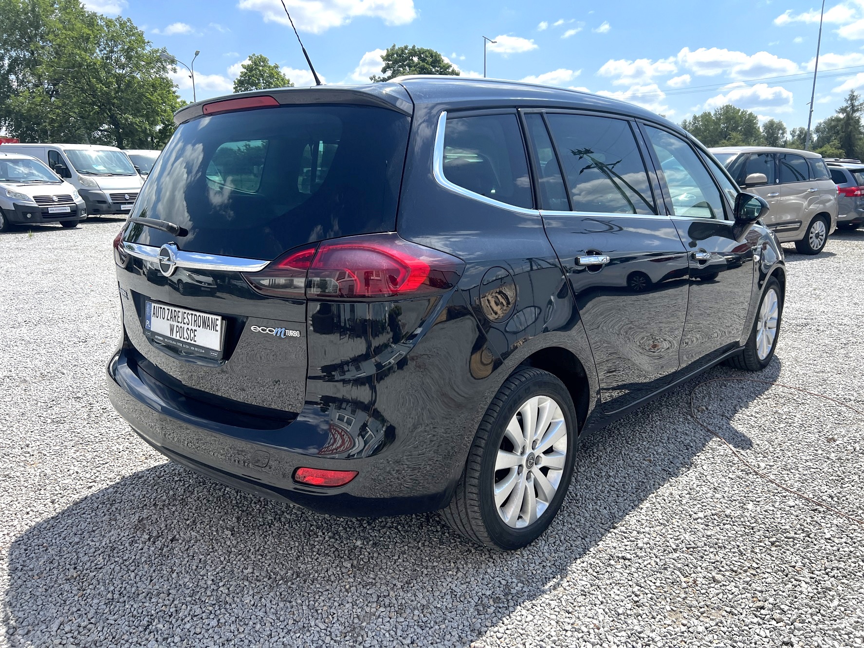 1 ROK GWARANCJI W CENIE AUTA, Zamiana, Opel Zafira 2012, 1.6 LPG Gaz, 7 osób